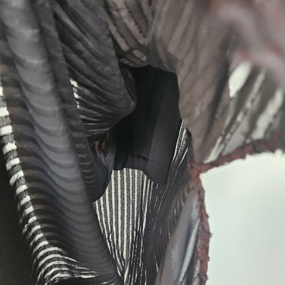 Modcloth Sz Small Your Time To Shine Metallic Elegant Burgundy Maxi Flowy Dress - Picture 10 of 14